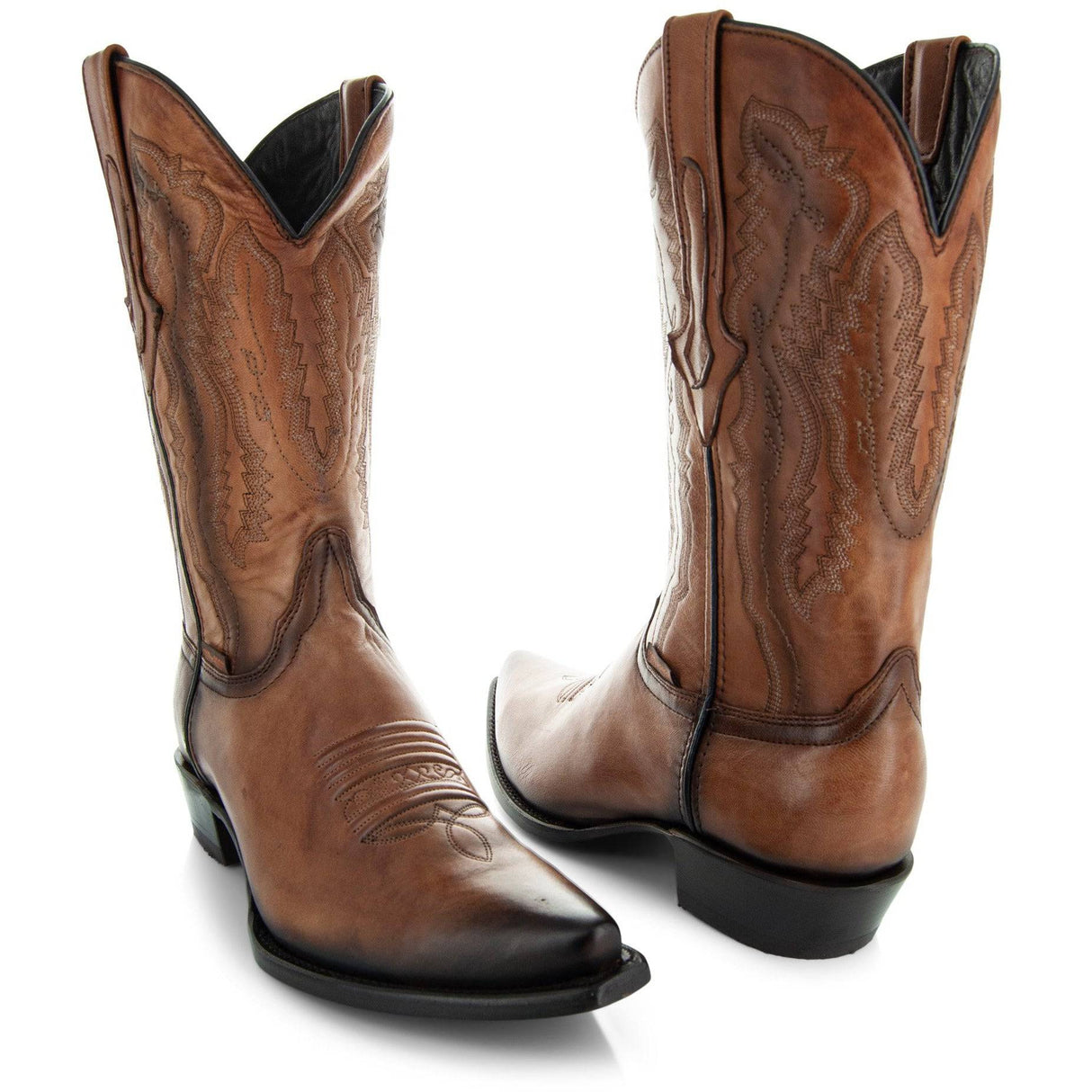 Men's Snip Toe Cowboy Boots Tan (H50030) | from Soto Boots