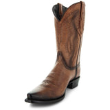 Men's Snip Toe Cowboy Boots Tan (H50030) | from Soto Boots