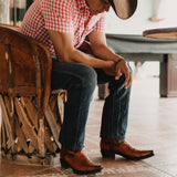 Men's Snip Toe Cowboy Boots Tan (H50030) | from Soto Boots