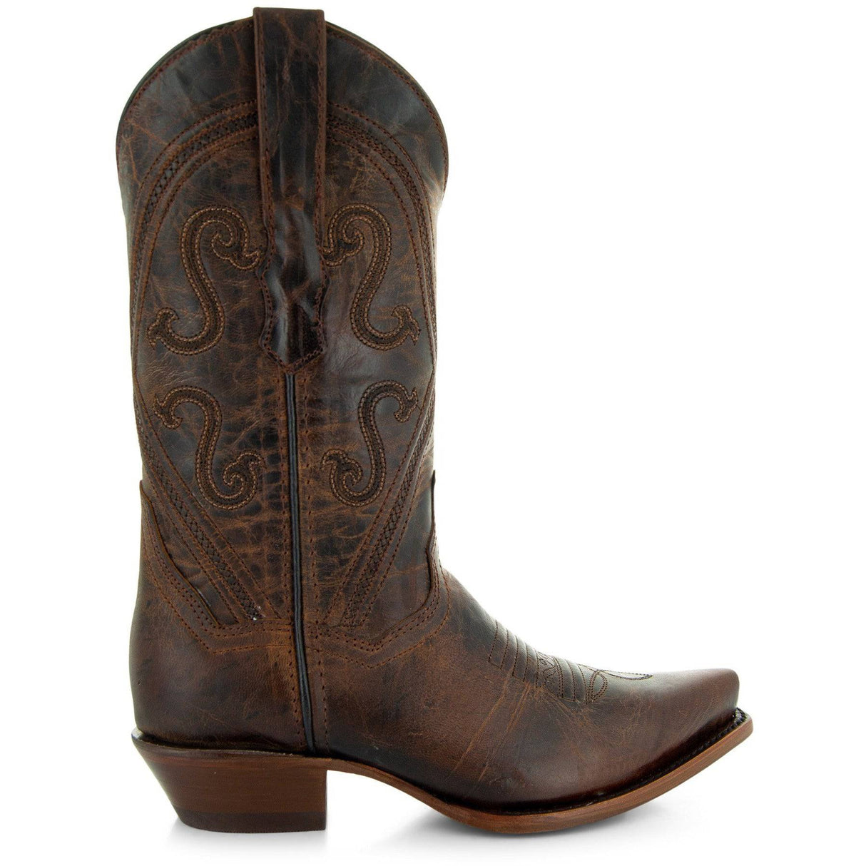 Cheyenne Cowgirl Boots | Women's Snipped Toe Leather Boots (M50041) from Soto Boots