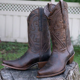 Cheyenne Cowgirl Boots | Women's Snipped Toe Leather Boots (M50041) from Soto Boots