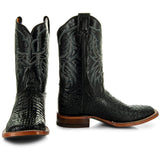 Black Caiman Belly Print Men's Cowboy Boots H4001 from Soto Boots