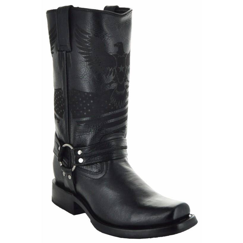 Eagle Rider Men's Leather Biker Boots (H50021) from Soto Boots