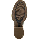 Black Square Toe Leather Cowboy Boots H4002 from Soto Boots