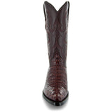 Soto Boots Men's Gator Tail Print Cowboy Boots Cognac (H7006) from Soto Boots