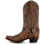 Women's Harness Boots | Brown Leather Harness Boots (M50039) from Soto Boots