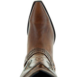 Women's Harness Boots | Brown Leather Harness Boots (M50039) from Soto Boots