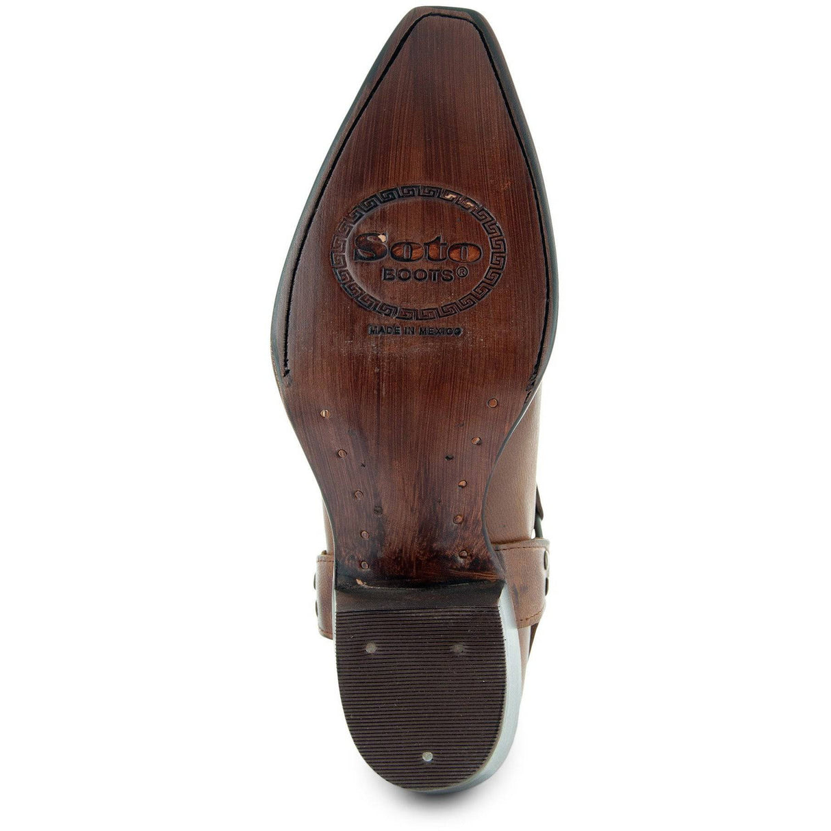 Women's Harness Boots | Brown Leather Harness Boots (M50039) from Soto Boots