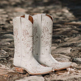 White Rhinestone Cowgirl Boots (Wedding Cowgirl Boots) from Soto Boots