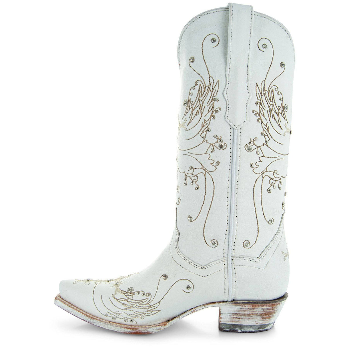 White Rhinestone Cowgirl Boots (Wedding Cowgirl Boots) from Soto Boots