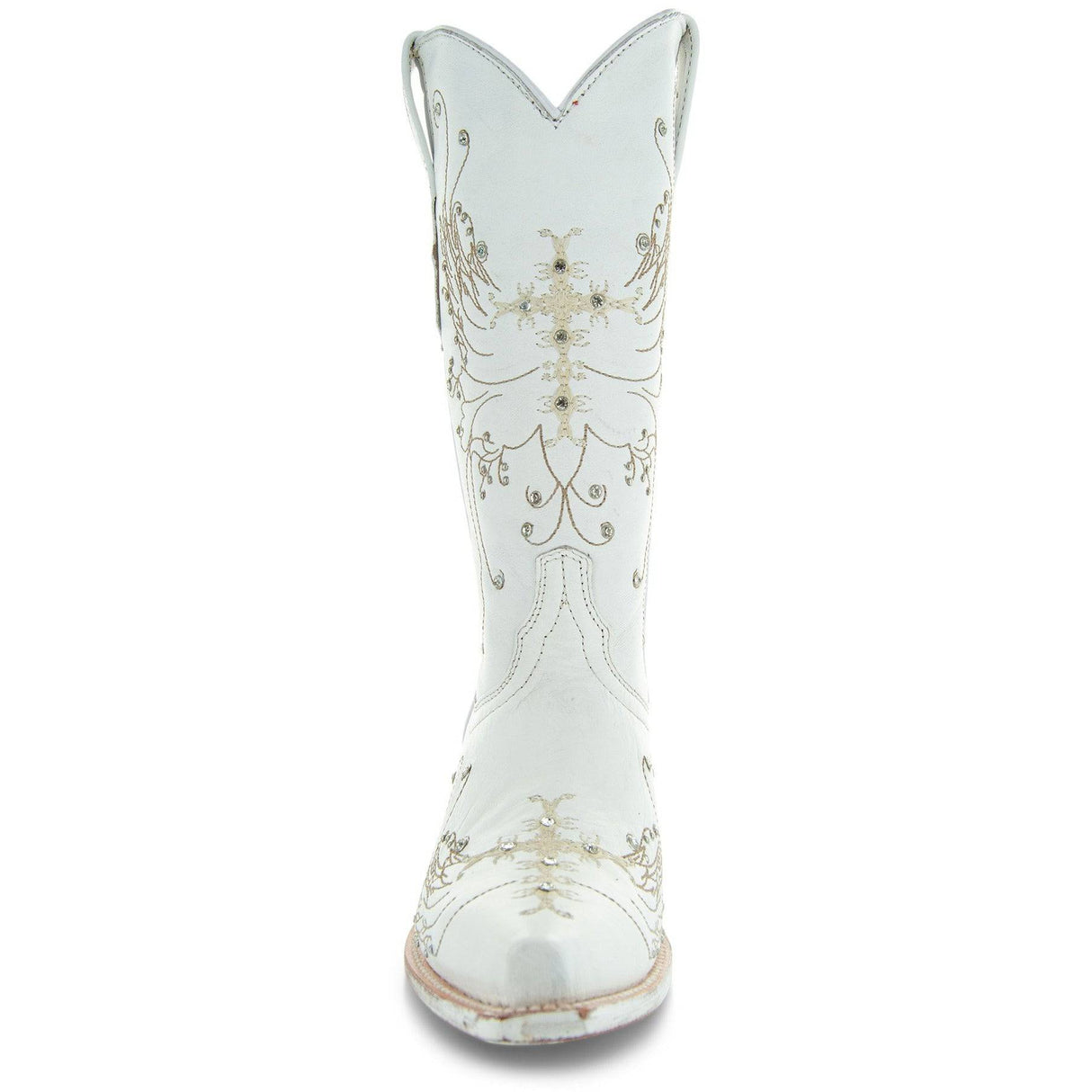 White Rhinestone Cowgirl Boots (Wedding Cowgirl Boots) from Soto Boots