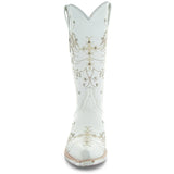 White Rhinestone Cowgirl Boots (Wedding Cowgirl Boots) from Soto Boots