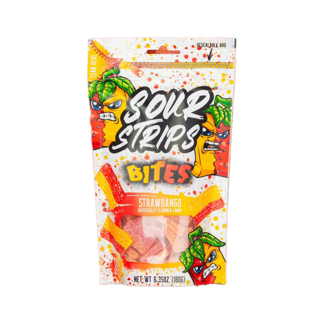 Sour Strips Strawbango (180g) – Spain | LIMITED EDITION from PETEZ POP WHOLESALE