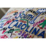 South Carolina Hand-Embroidered Pillow from Quirks!