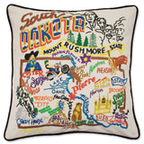 South Dakota Hand-Embroidered Pillow from Quirks!