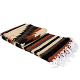 Tan Mexican Diamond Yoga Blanket from West Path