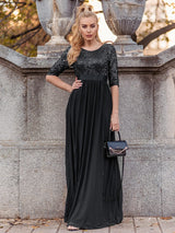 A-Line Sequined Formal Dress from MsDressly