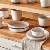 Libbey Austin 28-ounce Porcelain Soup Salad Bowl, Set of 4, Basalt Blue from Libbey