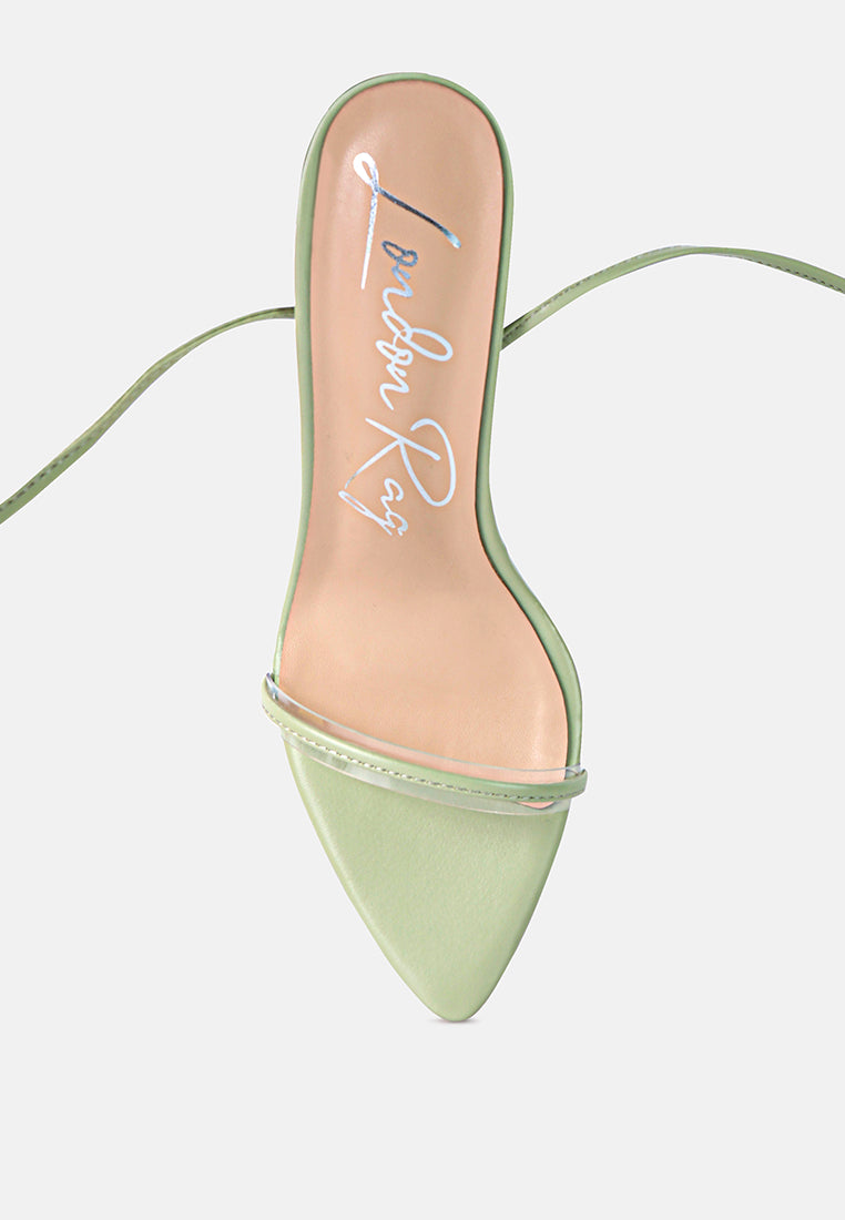 Sphynx High Heel Lace Up Heels from London Rag International