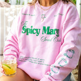 'Spicy Marg Social Club' Crewneck Sweatshirt from United Monograms