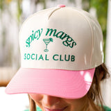 'Spicy Margs Social Club' Snapback Trucker Hat from United Monograms