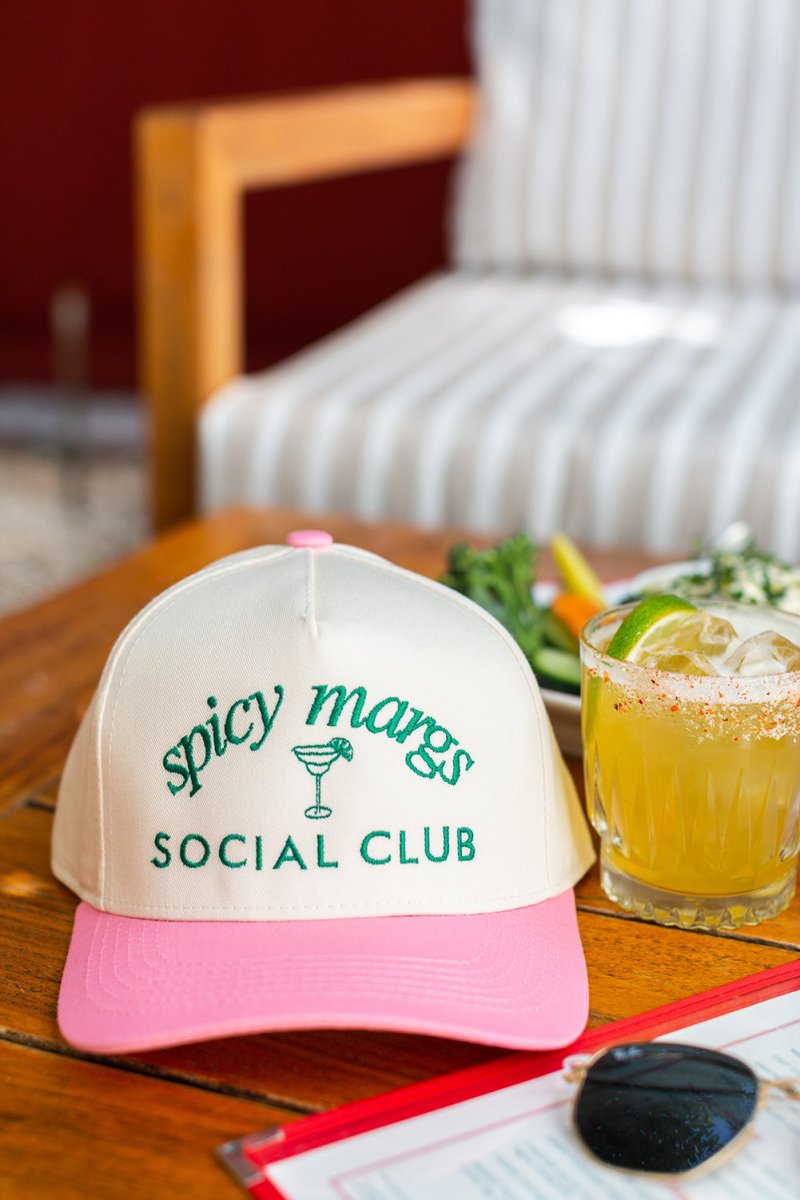 'Spicy Margs Social Club' Snapback Trucker Hat from United Monograms