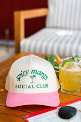 'Spicy Margs Social Club' Snapback Trucker Hat from United Monograms