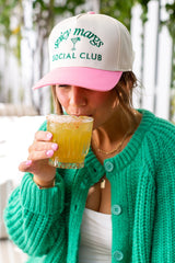 'Spicy Margs Social Club' Snapback Trucker Hat from United Monograms