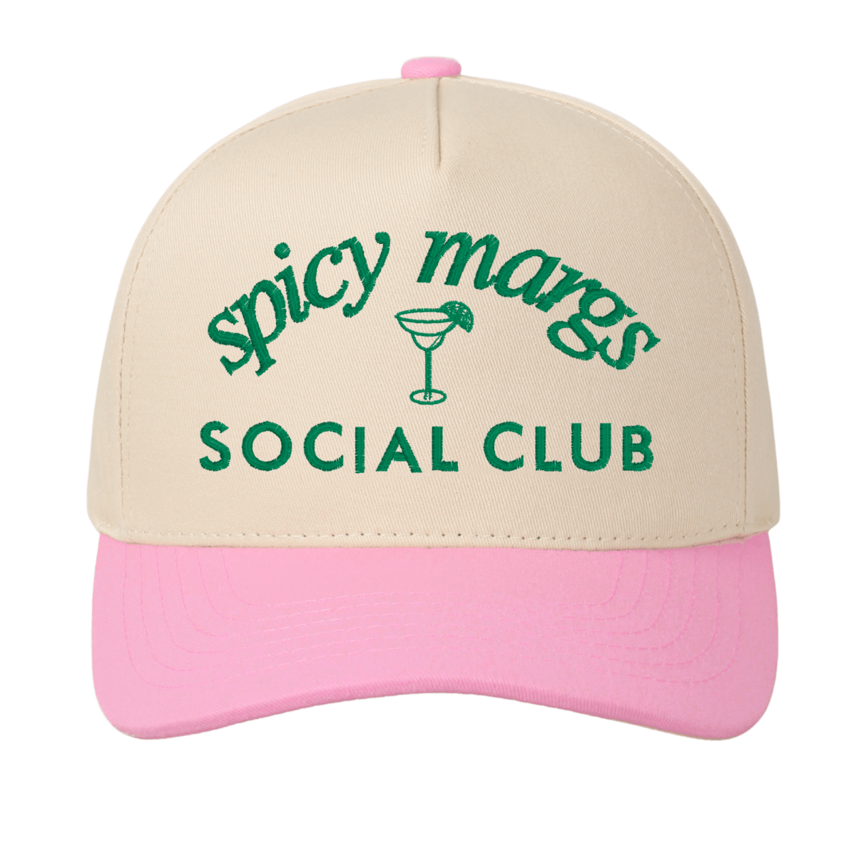 'Spicy Margs Social Club' Snapback Trucker Hat from United Monograms