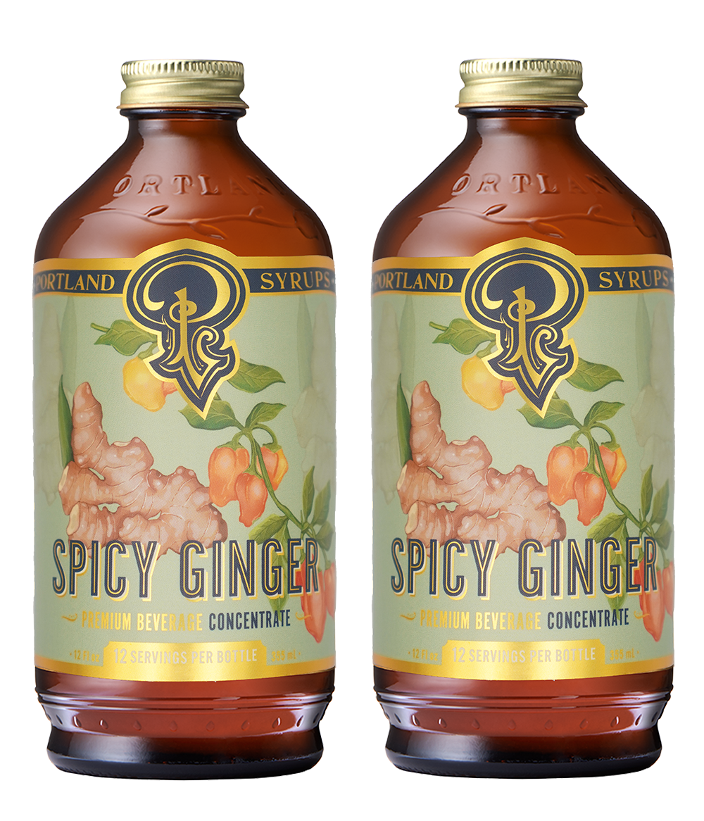 Spicy Ginger Syrup two-pack from Portland Syrups
