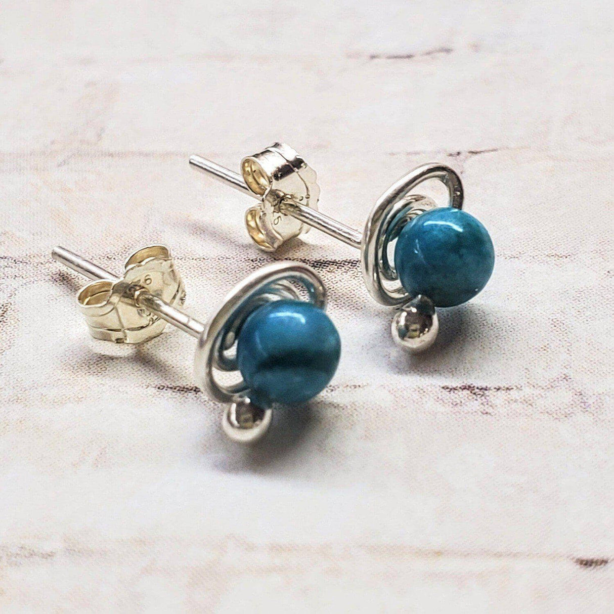 4mm Sterling Silver Spiral Ear Studs from Alexa Martha Designs