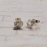 4mm Sterling Silver Spiral Ear Studs from Alexa Martha Designs