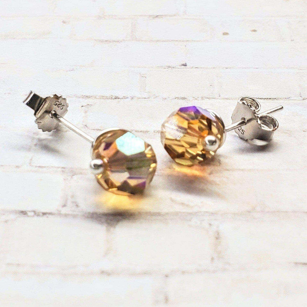 4mm Sterling Silver Spiral Ear Studs from Alexa Martha Designs