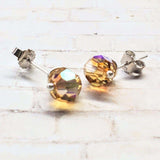 4mm Sterling Silver Spiral Ear Studs from Alexa Martha Designs
