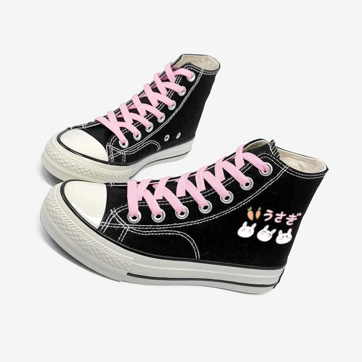 Spring Casual Lace-up Sneakers Strap from Kawaii Stop