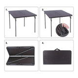 Lightweight Portable Square Card Table with Folding Legs From Redcamp