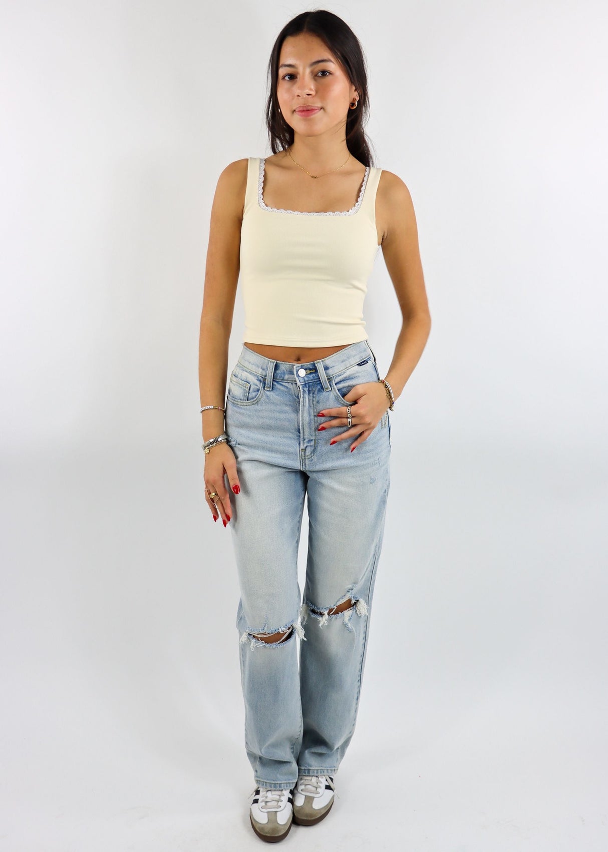 Rock N Rags Do It All Lace Tank ★ Butter From Rock N Rags