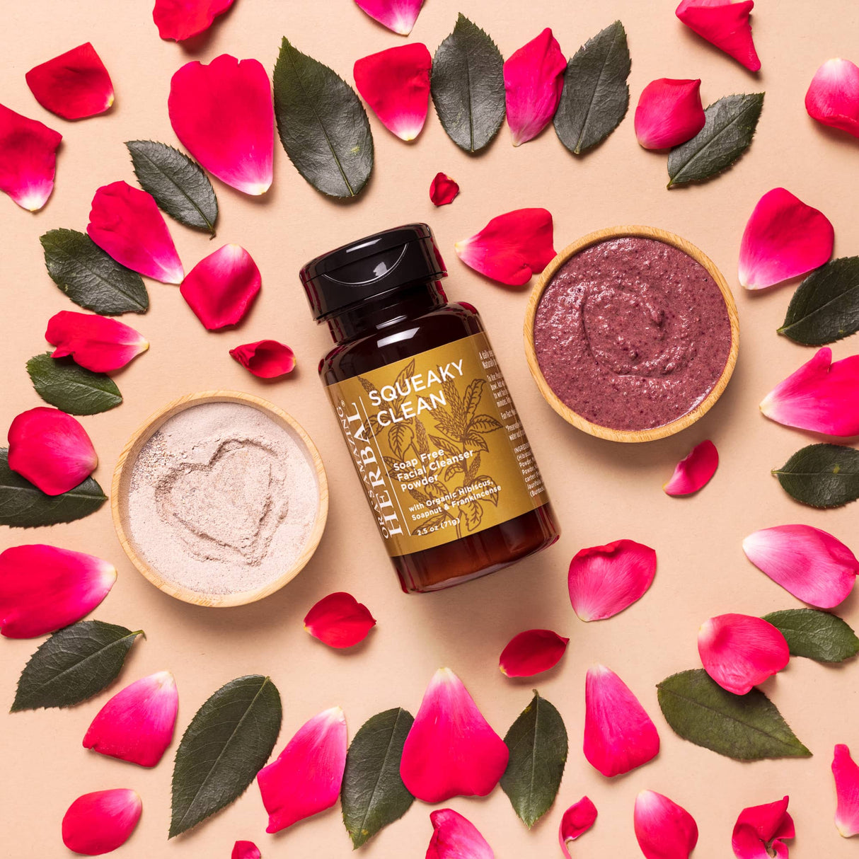 Squeaky Clean, Soap Free Facial Cleansing Powder from Ora's Amazing Herbal