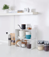 Stackable Countertop Shelf - Two Sizes - Steel from Yamazaki Home