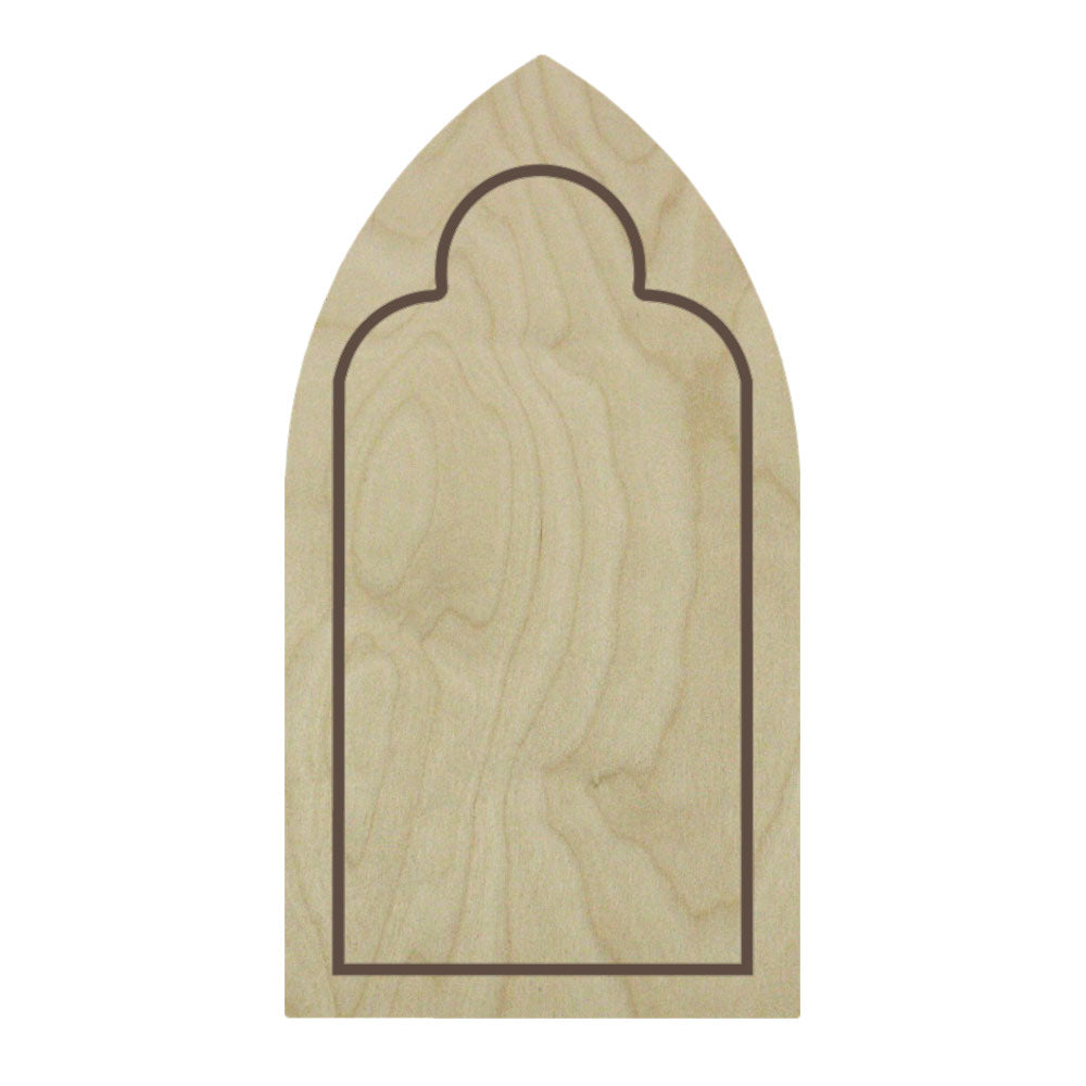 Trekell Gothic Arch Floater Panel - Wooden Painting Canvas + Frame from Trekell Art Supplies