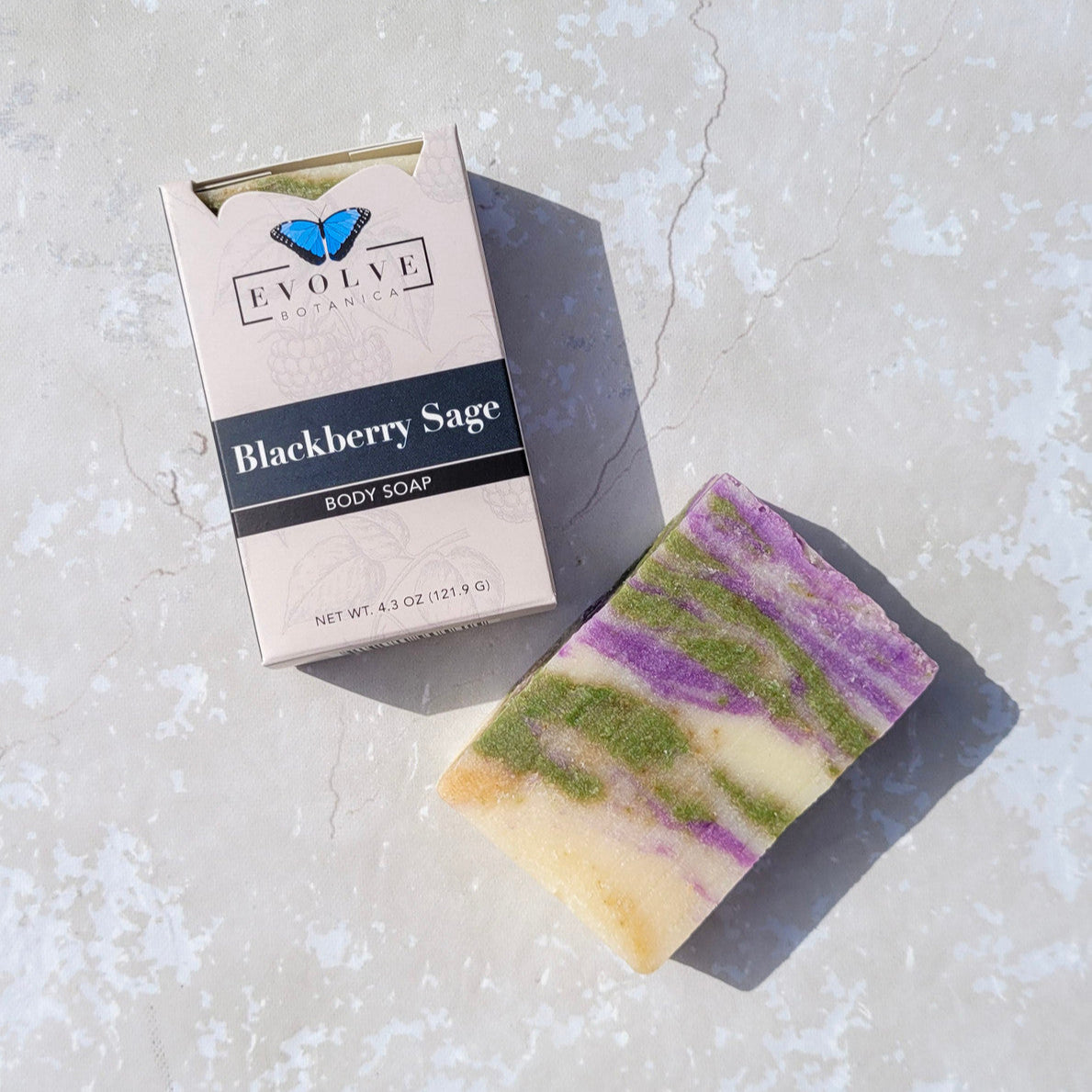 Standard Soap - Blackberry Sage from Evolve Botanica