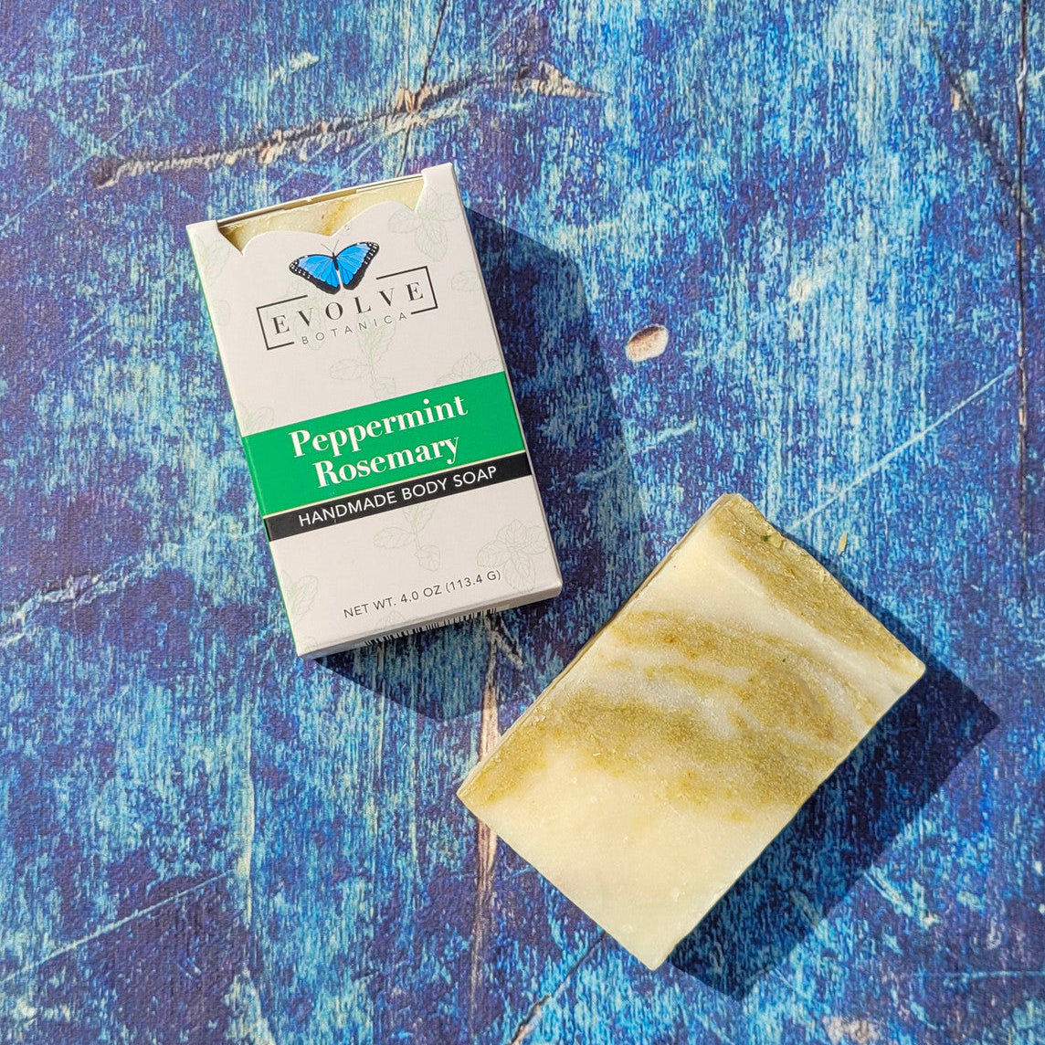 Standard Soap - Peppermint Rosemary from Evolve Botanica