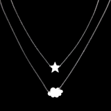 Star, Cloud Necklace - Silver from Medusa's Makeup