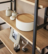 Storage Case - Two Sizes - Steel + Wood from Yamazaki Home