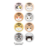 Cute Animal Thank You Stickers Roll - 100-500 PCS from Kawaii Stop