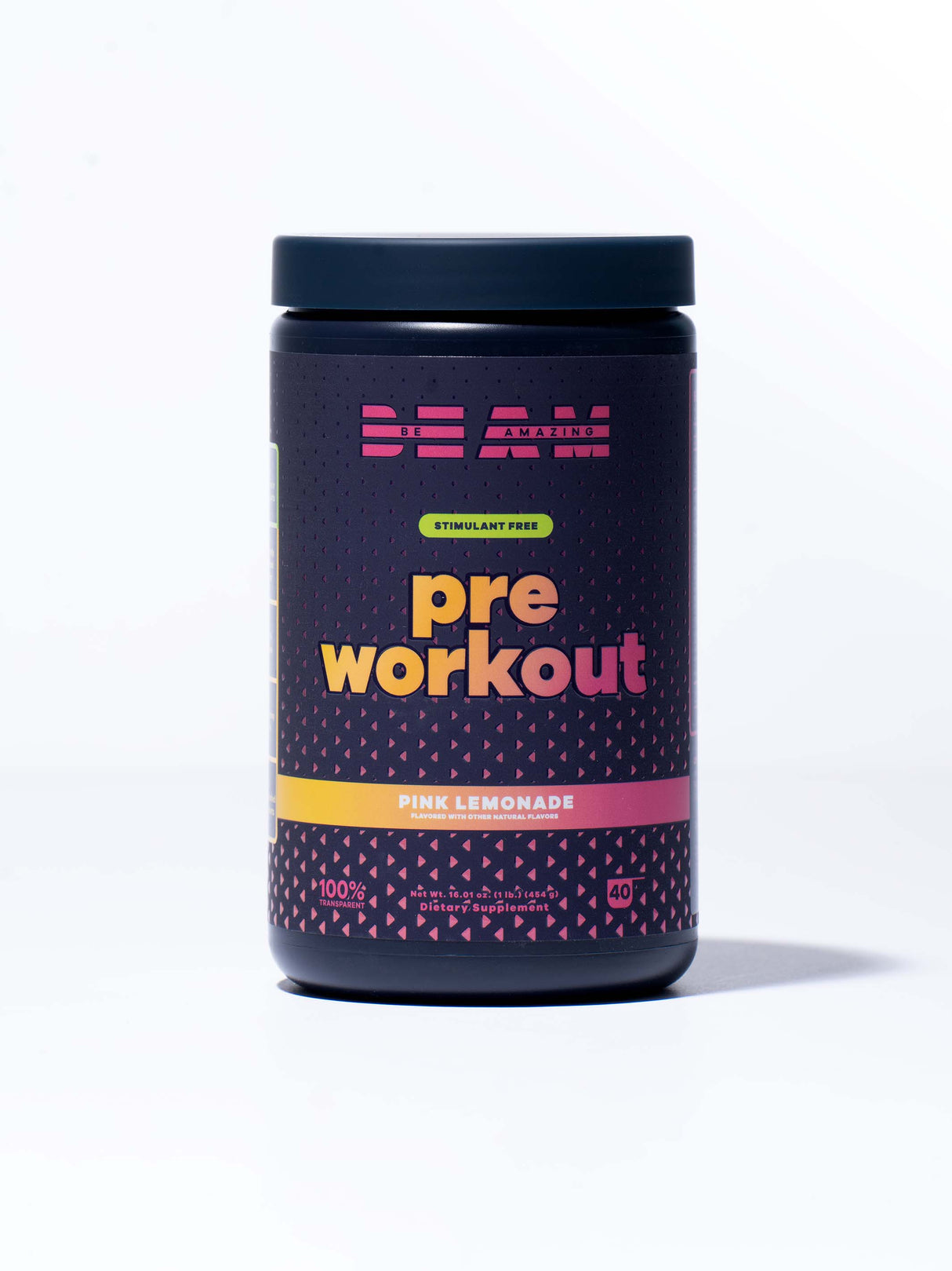 stimulant free pre workout from BEAM