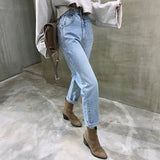 Straight Loose Denim Jeans From Kawaii Stop