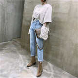 Straight Loose Denim Jeans From Kawaii Stop