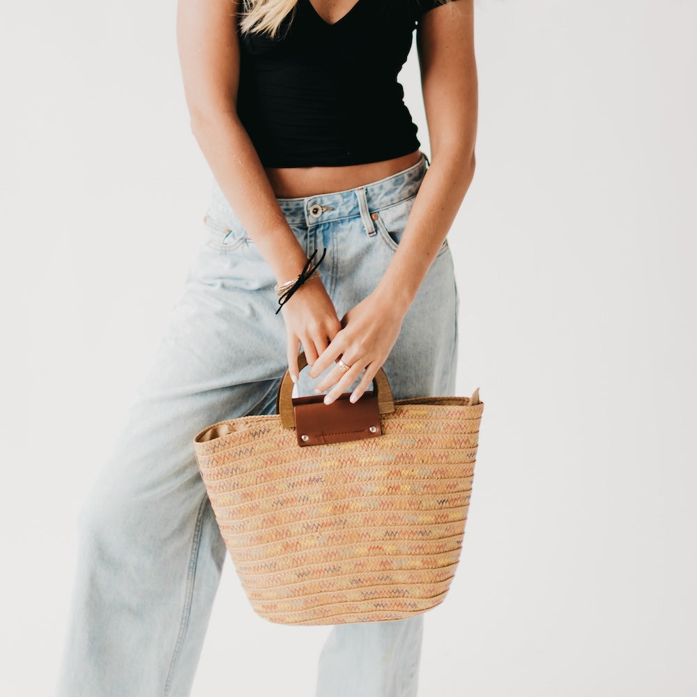 Savannah Straw Tote Bag from Pretty Simple