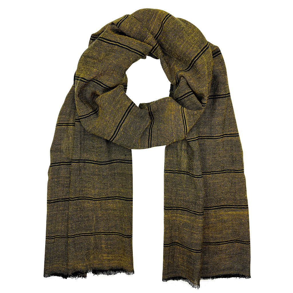 Earthy Striped Scarf from SLATE + SALT